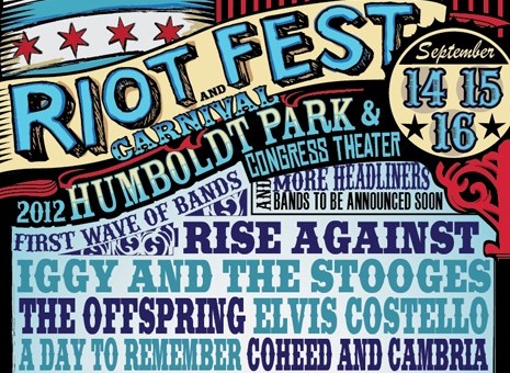 Chicago Riot Fest 2012 Line Up
